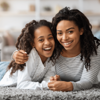 adorable-african-american-mother-and-daughter-bond-CEZAT6Z Smaller